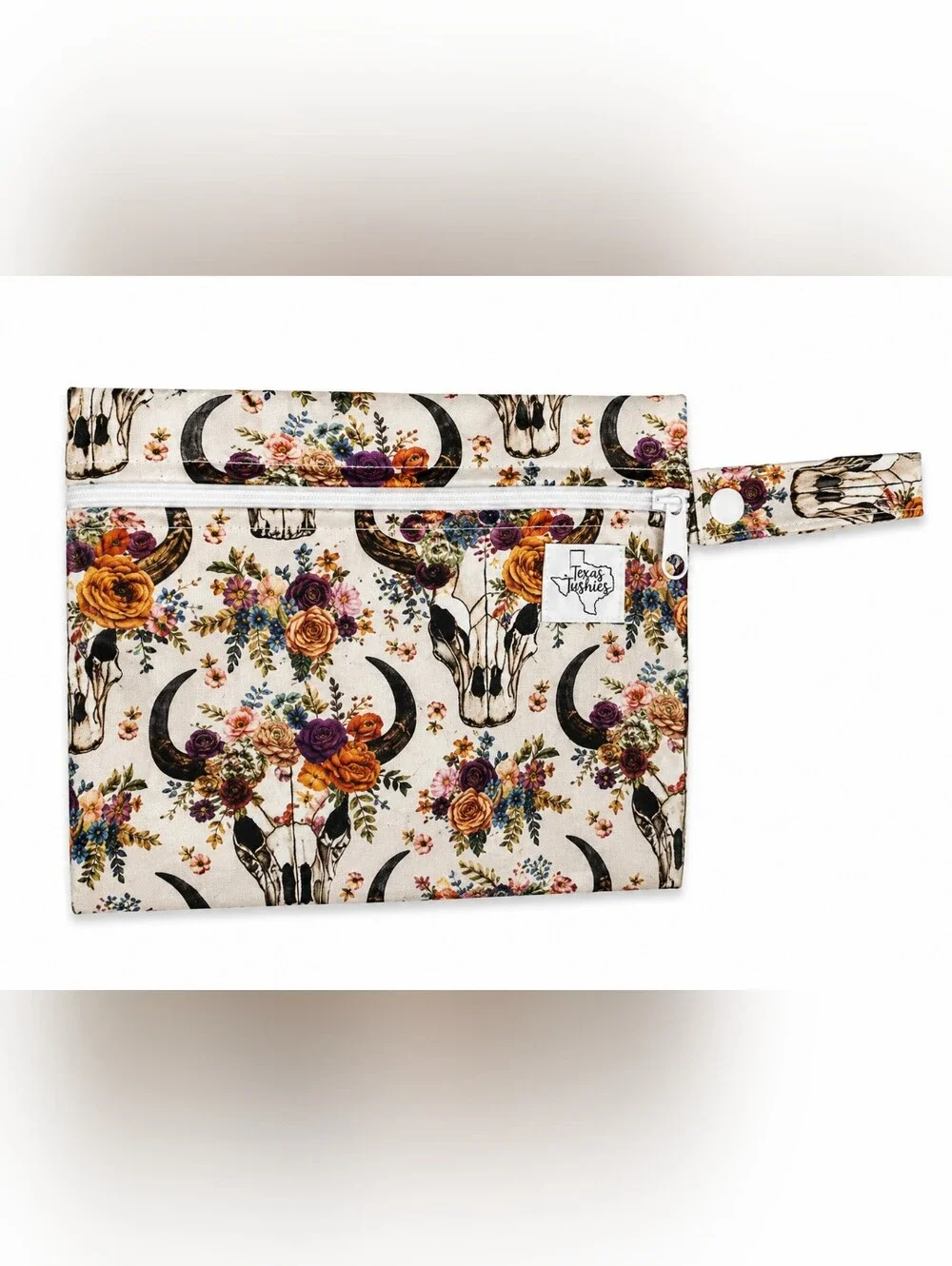 Boho Steer Print Wet Bag